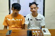 Awal Tahun 2021, Dua Pria Pemuja Narkoba Ditangkap Polisi di Wilayah Perumnas Kota Palopo
