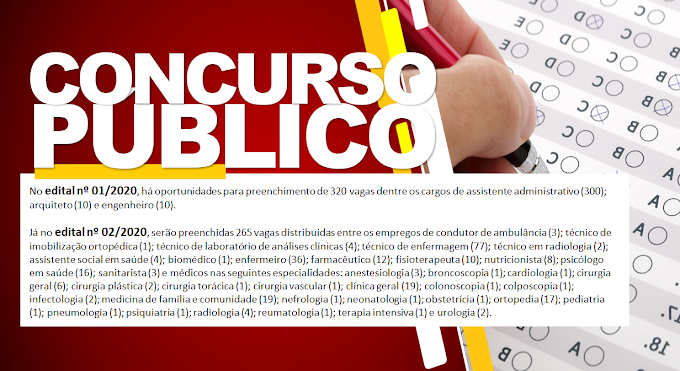 Aberto Concurso com 585 vagas para candidatos de todos os níveis de escolaridade! R$ 6.412,30