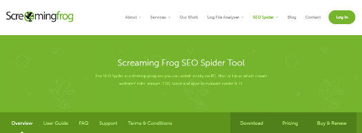 ScreamingFrog SEO Spider Tool & Crawler