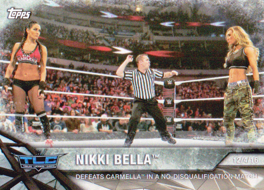 Wrestling Wrestling 2017 Topps Womens Division Matches and Moments WWE #WWE-11 Nikki Bella Defeats Carmella Wrestling Wrestling 2017 Topps Womens Division Matches and Moments WWE #WWE-11 Nikki Bella Defeats Carmella