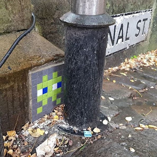 Invader MAN_16 in Manchester Invader MAN_16 in Manchester