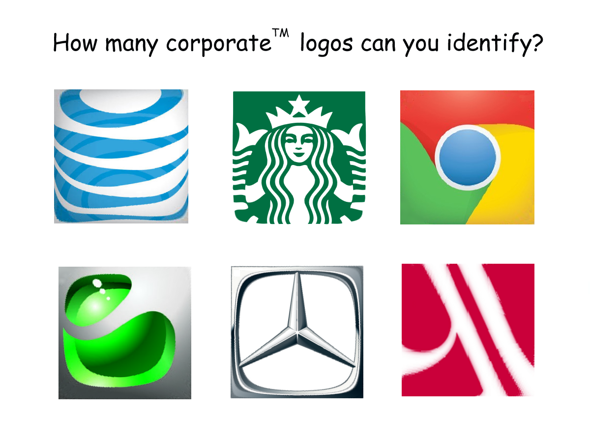 Squircles: Squared Corporate Logos