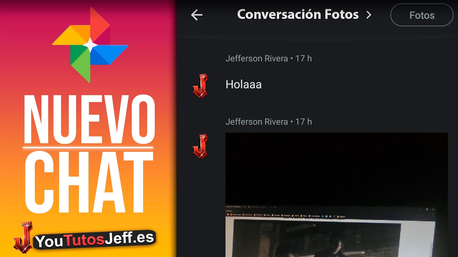 Como Usar Nuevo Chat de Google Fotos ✌