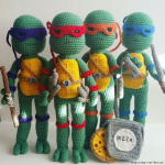 PATRON GRATIS TORTUGAS NINJA AMIGURUMI 23029