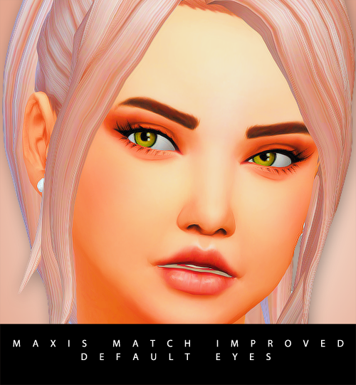 maxis match default eyes sims 4