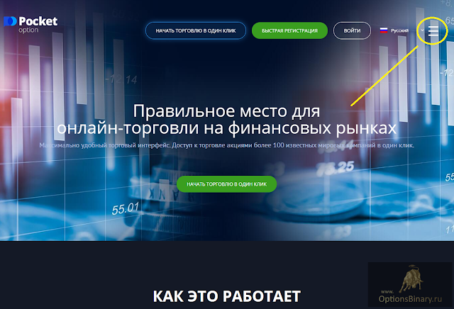 Официальный сайт Pocket Option Официальный сайт Pocket Option