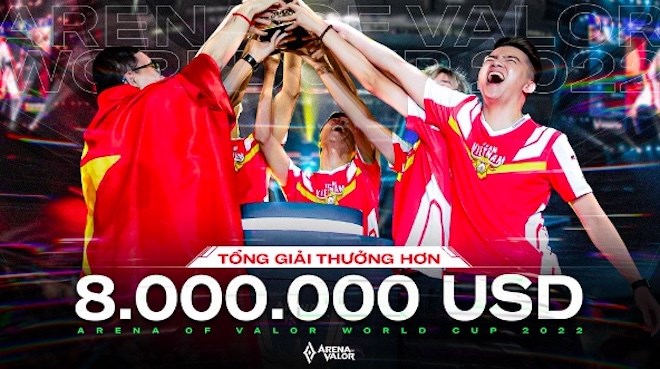 NÓNG: Liên Quân AWC 2022 có tổng giải thưởng hơn 182 tỉ đồng