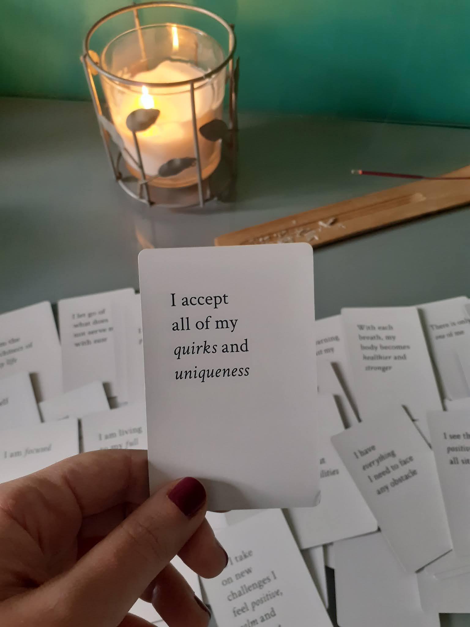 Affirmation Card Deck by Mål Paper | A tool to help inspire and motivate