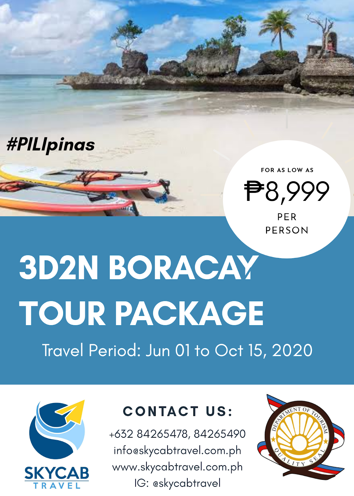 tour package example boracay