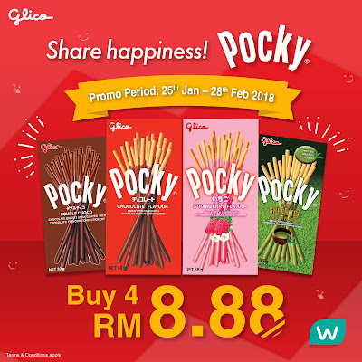 Watsons Malaysia Pocky Stick Biscuits Discount Price Promo