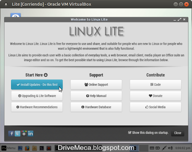 DriveMeca instalando Linux Lite 2.8 paso a paso