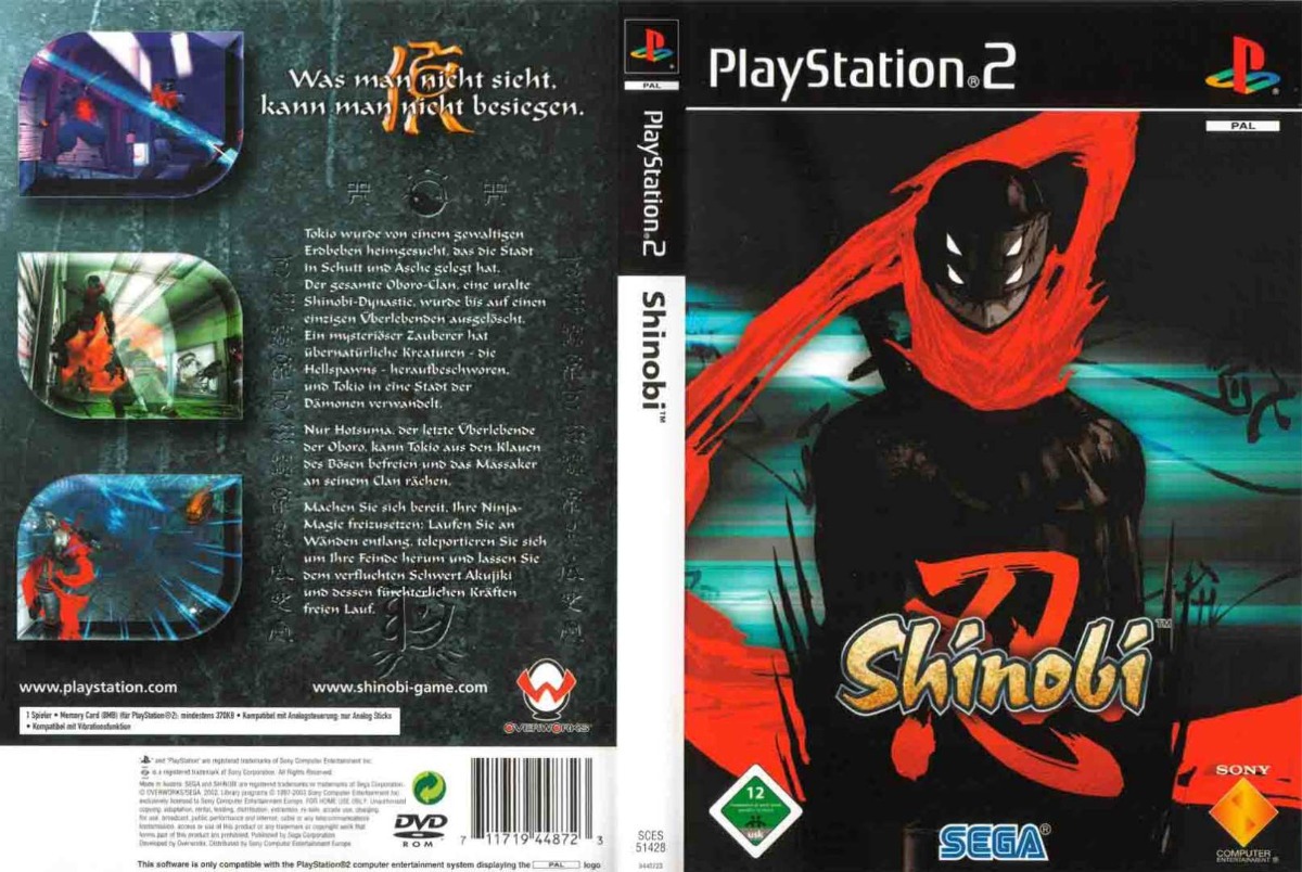 shinobi ps2 release date shinobi ps2 release date
