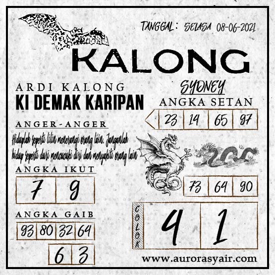 syair nyi plered sydney selasa 08 juni 2021 SYAIR NYI PLERET