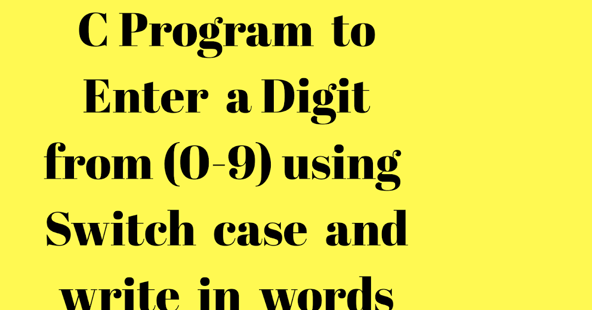 E-study blog 2021-Learn C programming,Examples and Exercise!: C Program ...