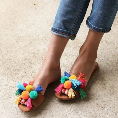 7 ideias de como customizar sua sandália slide