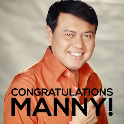  Congratulations, Manny! 