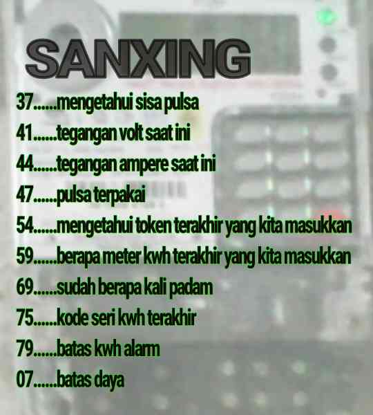 Daftar Kode Unik Meteran Listrik Prabayar Dan Fungsinya Sobat Lima Pln (persero) memperkenalkan layanan terbarunya yaitu listrik prabayar seperti halnya handphone seluler, dengan prabayar kita dapat belajar menghemat layaknya pulsa hp jika sudah habis berarti harus diisi bisa kekonter atau ketempat resmi pln. daftar kode unik meteran listrik