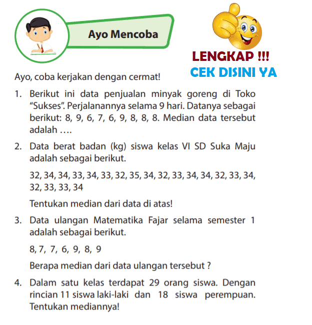 Lengkap Kunci Jawaban Halaman 177 Buku Senang Belajar Matematika Kelas 6 Simple News Kunci Jawaban Lengkap Terbaru