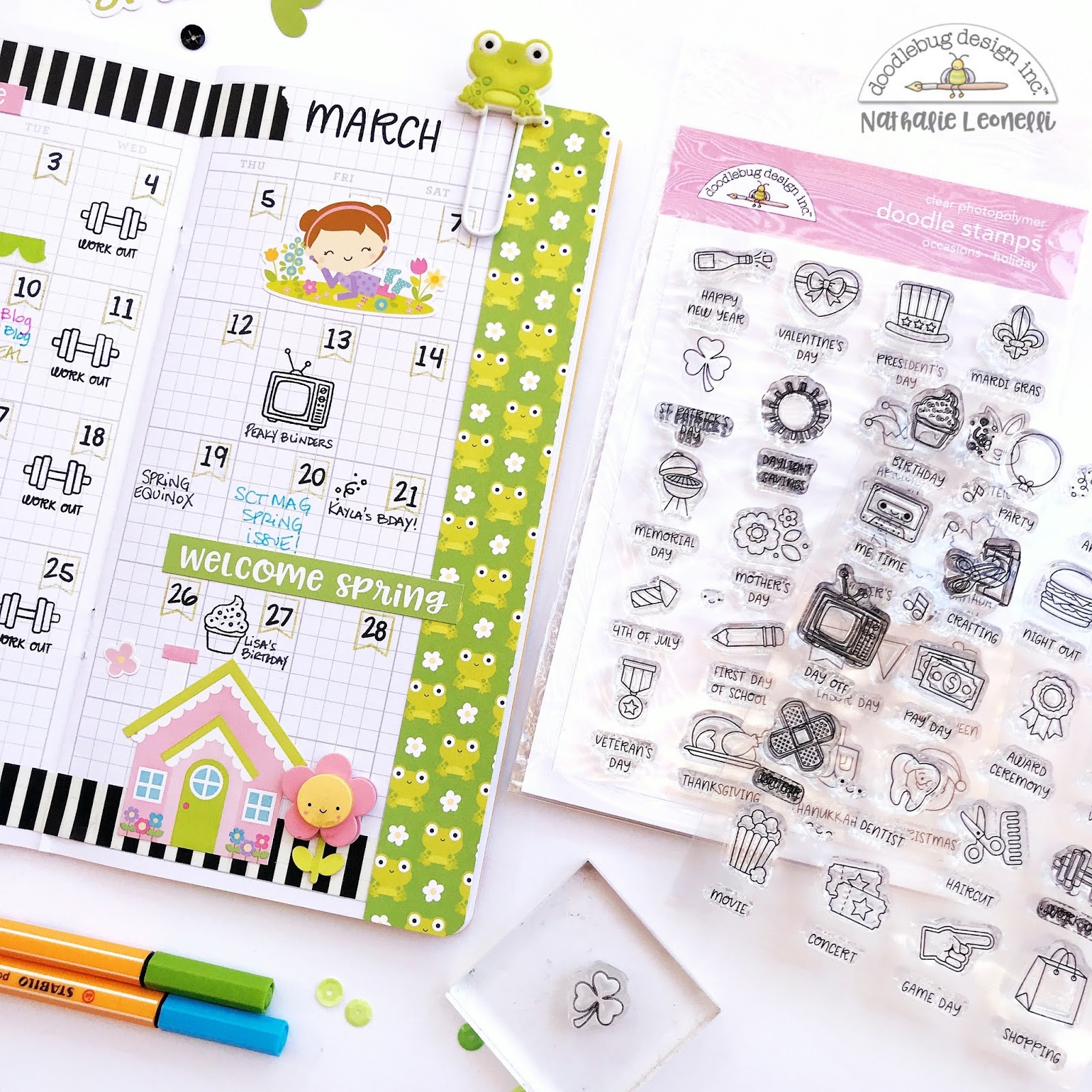 Doodlebug Design Inc Blog PLANNER PAGES USING 'ALL OCCASION STAMPS