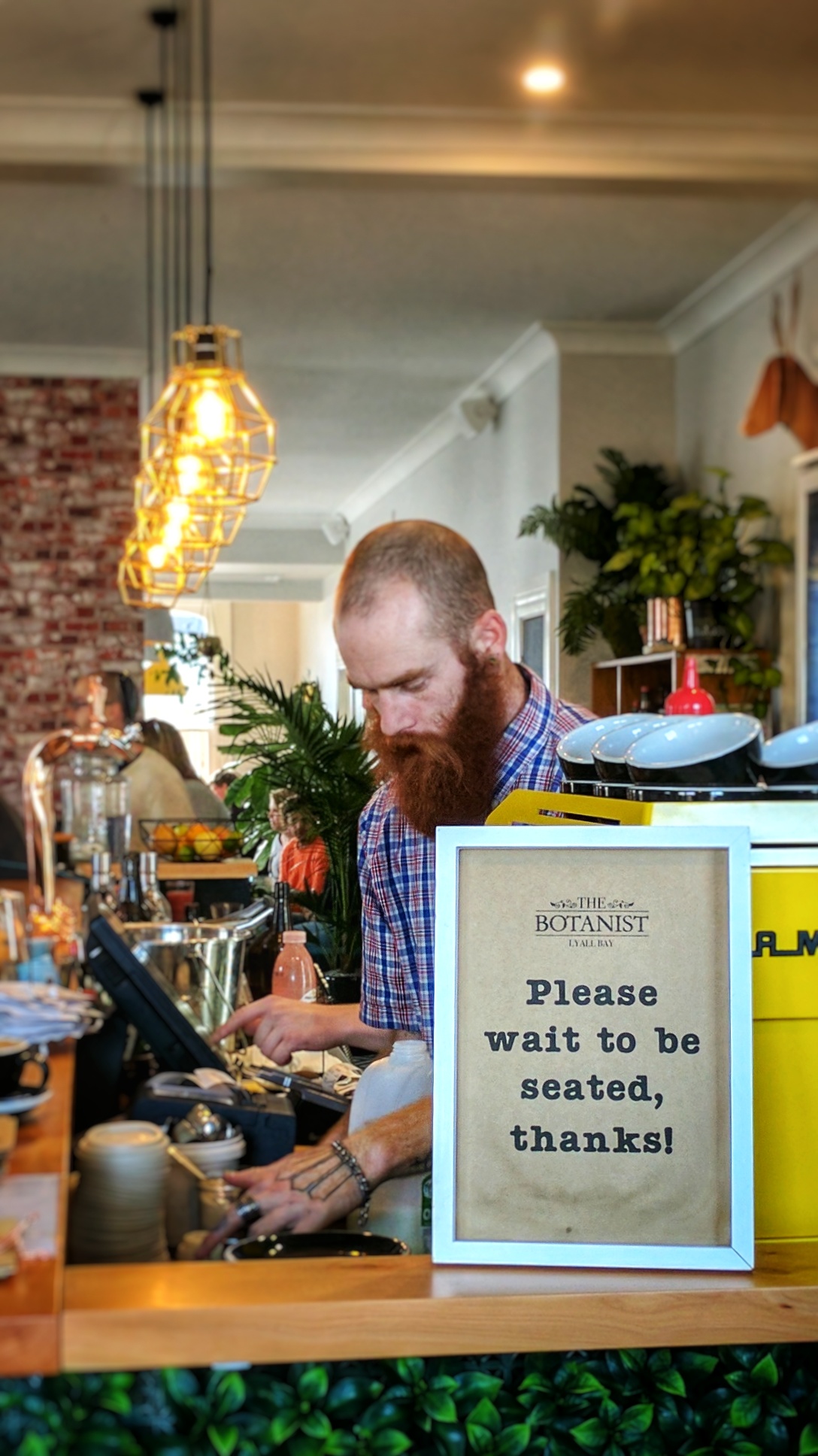 Typical Wellington cafe moment