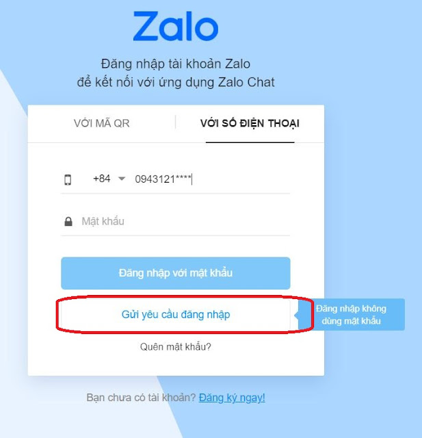 Hướng dẫn đăng nhập Zalo trên trình duyệt web h4