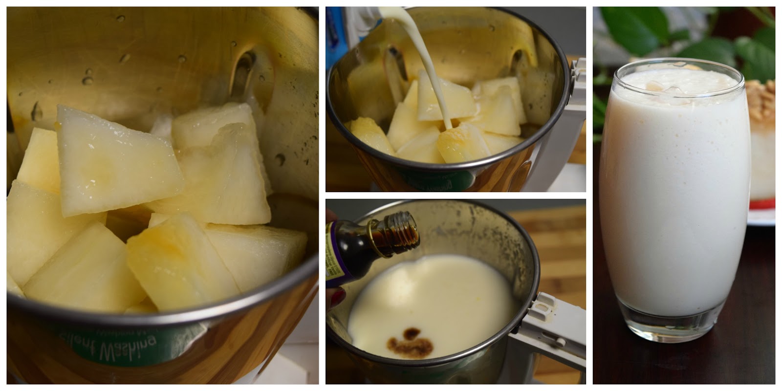 Poornima's Cook Book Sweet Melon Milk Shake / Melon Milk Shake