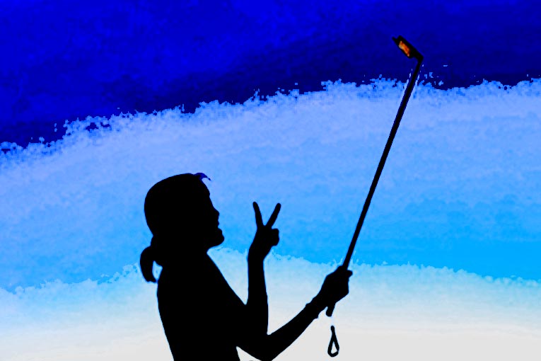 gambar tongsis camping