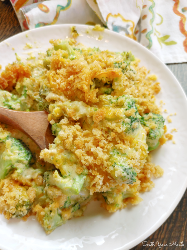 South Your Mouth Better Broccoli & Cheese Casserole