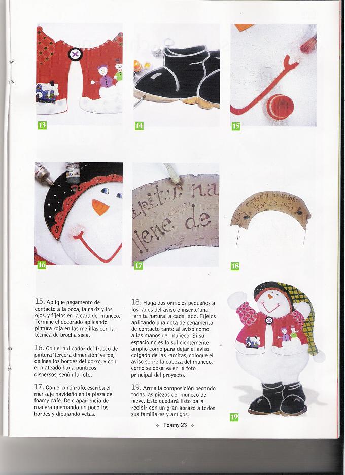 Muneco de nieve El Rinconcito de