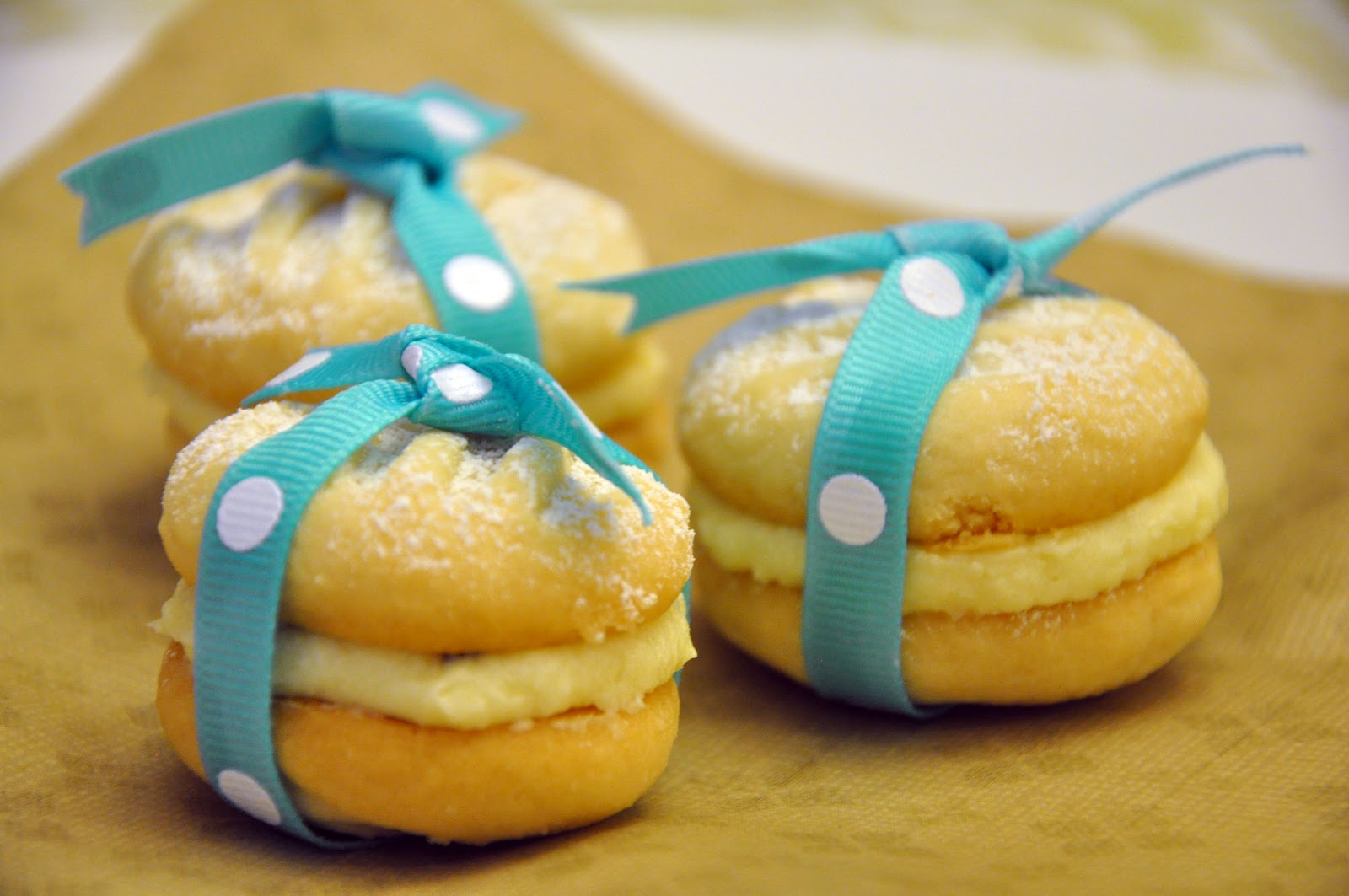 camo meets couture Passionfruit Yoyos