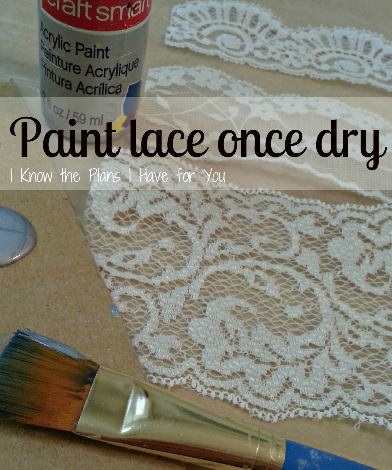 I Know The Plans I Have For You Lace Crown for a Princess {a tutorial}