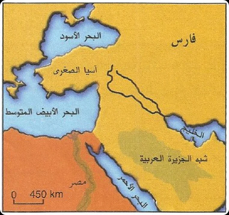 موقع مصر بالنسبة البحر الأبيض المتوسط