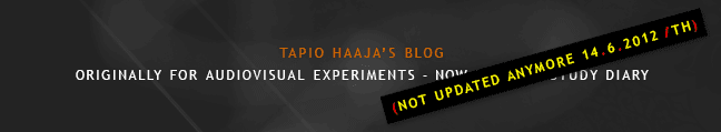 Tapio Haaja's Blog (Not updated anymore)
