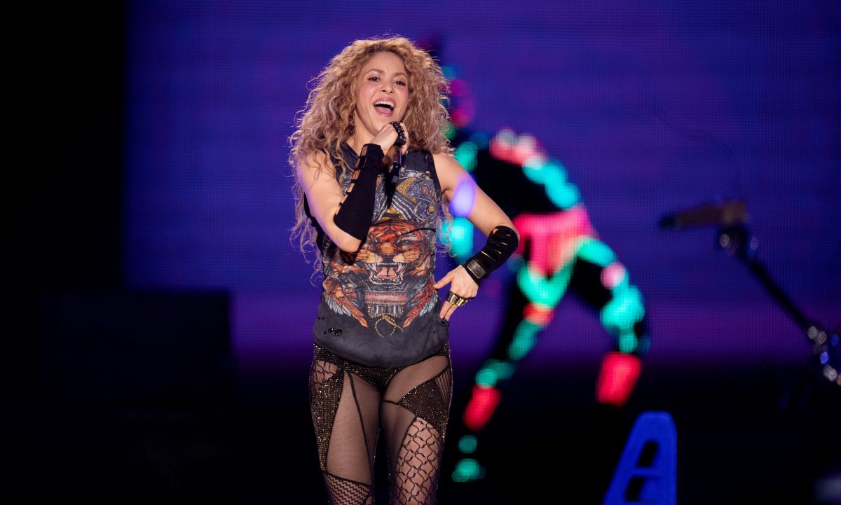 Shakira At El Dorado World Tour Concert At The Barclaycard Arena In Hamburg Baobua Stock Hall