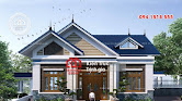 Mẫu nhà cấp 4 nông thôn có 3 phòng ngủ đẹp diện tích 120m2 - Mã số BT1017 - Ảnh 1