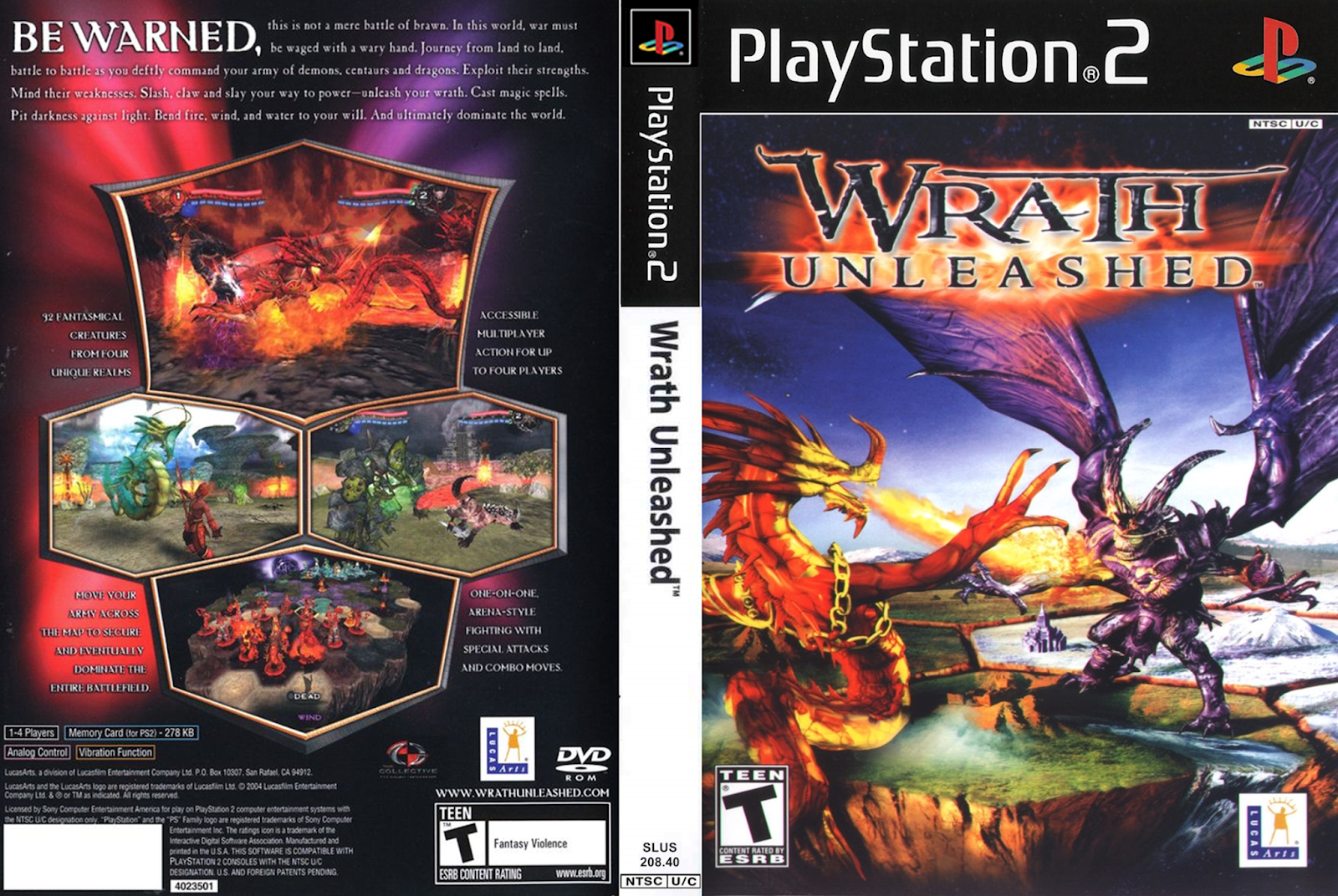 Wrath Unleashed (USA) ISO < PS2 ISOs