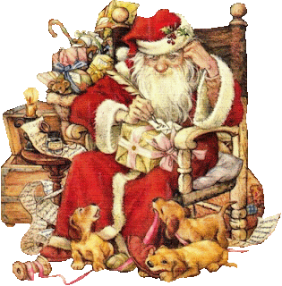 Święta bożego narodzenia: animowane kartki życzeniami bożonarodzeniowymi BOŻE NARODZENIE - mikołaje,gwiazdy betlejemskie,ozdoby różne,prezenty