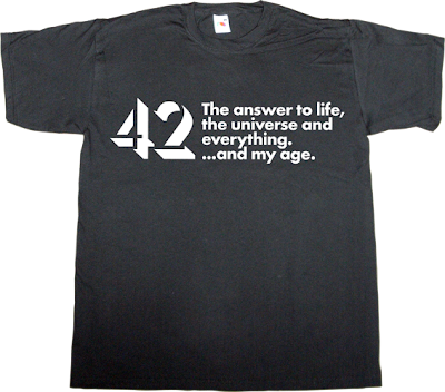 The Hitchhiker's Guide to the Galaxy autobombing anniversary fun douglas adams t-shirt ephemeral-t-shirts