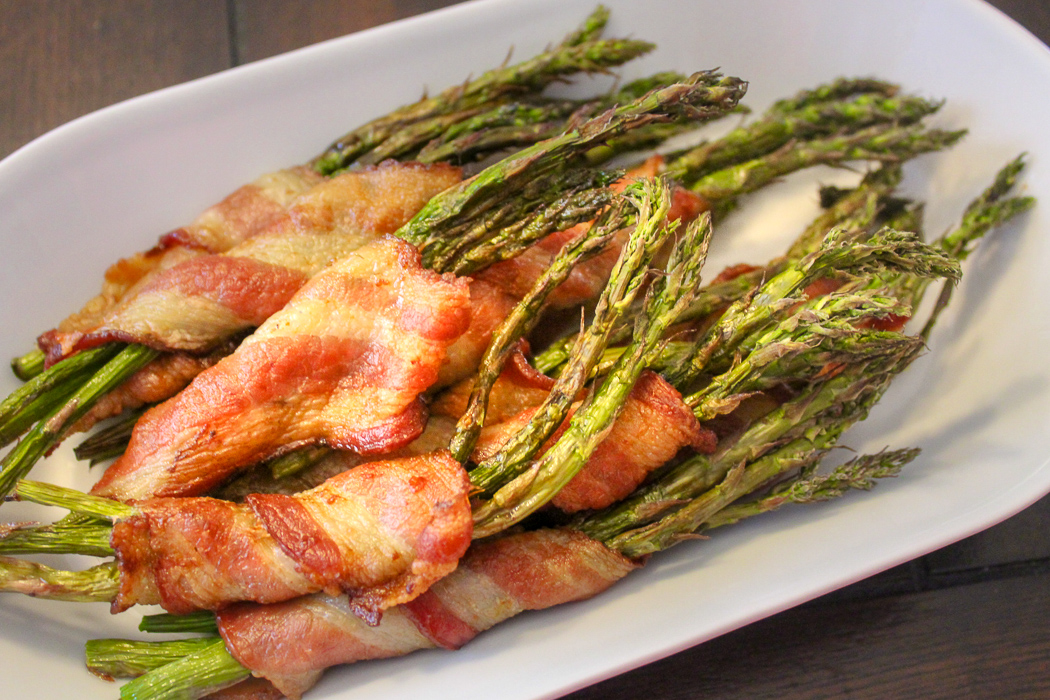 Air Fryer Bacon Wrapped Asparagus The Food Hussy!