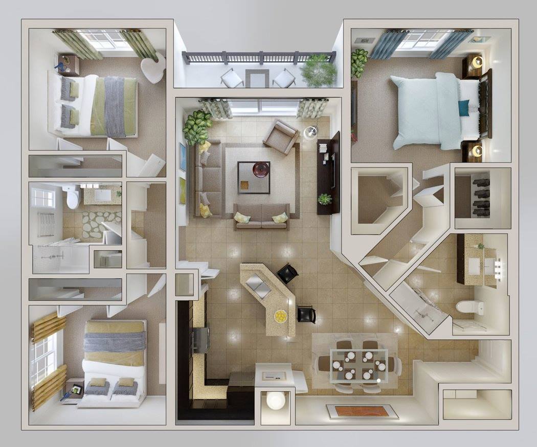 Amazing Top 50 House 3D Floor Plans Engineering Discoveries