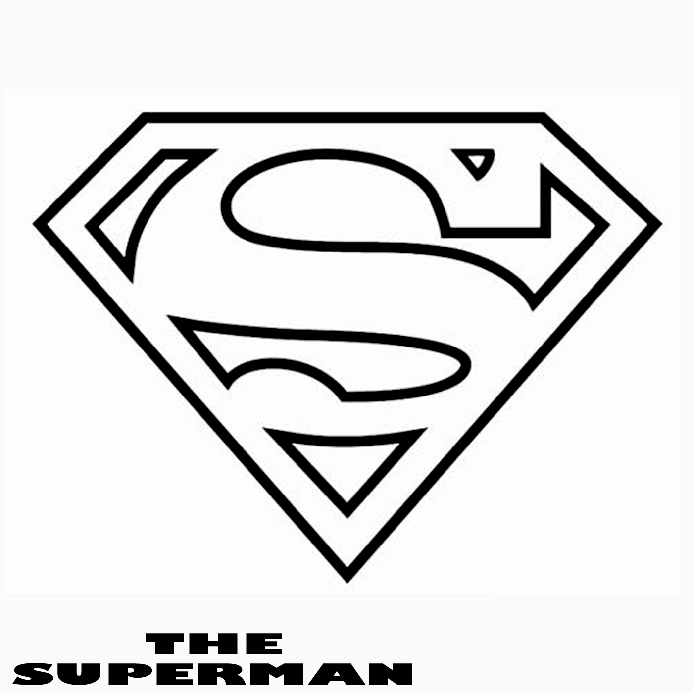 Superman Coloring Page | Superman Drawing/Coloring | Cartoon Photo | Outline Vectors | Free Download