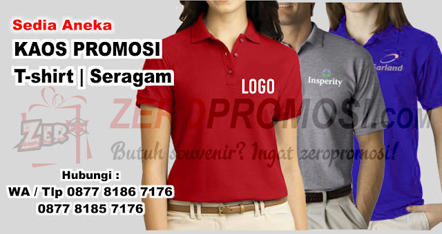 konveksi kaos promosi yang menyediakan pembuatan Polo Shirt Murah, Kaos Promosi Murah, Sablon Kaos, kaos polo t shirt, t shirt polo, oblong promosi, t-shirt promosi, kerah wangki promosi, kaos polo promosi, kaos lacoste promosi, seragam promosi dengan harga sangat bersaing