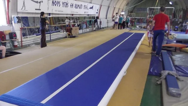 Ακροβατικό διάδρομο τύπου AirTrack απέκτησε ο Όμιλος Ενόργανης Γυμναστικής Αλεξανδρούπολης