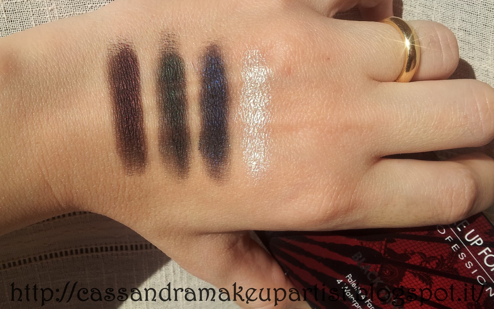 Cassandra Make Up Artist BLACK TANGO PALETTE Make Up For Ever