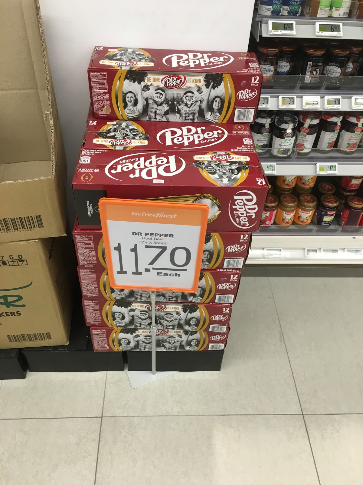 Dr Pepper at FairPrice Finest Tiong Bahru Plaza