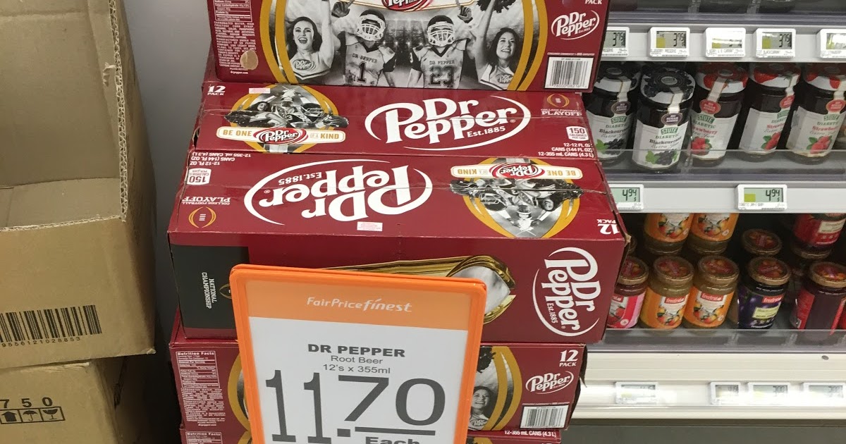 Dr Pepper at FairPrice Finest Tiong Bahru Plaza