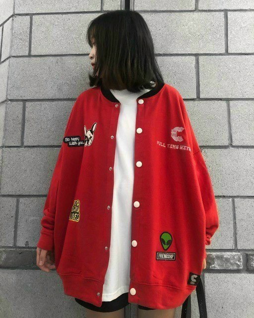 Áo Khoác Nỉ Cardigan Hoạt Hình