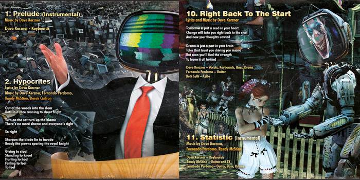 DAVE KERZNER - Static (2017) booklet