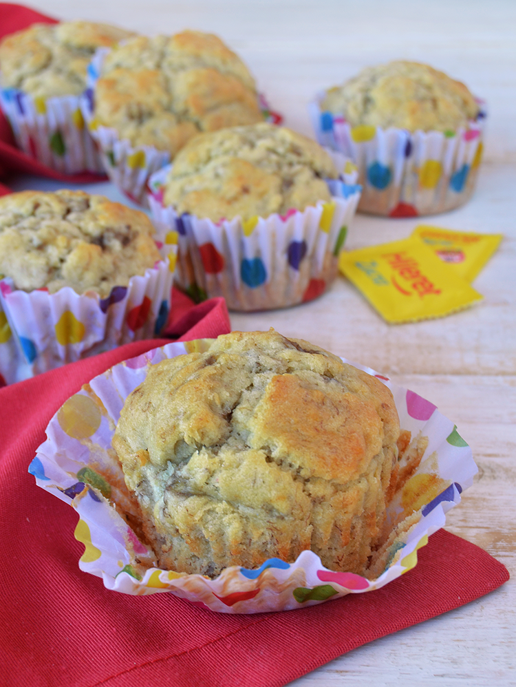 Muffins de banana sin azúcar / Recetas dulces, fáciles y ricas! / Tres Tenedores