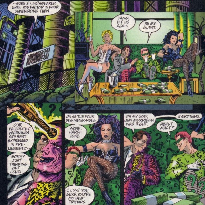 1995  : A look at the changes to the Batman Forever comic  adaptation